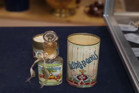 A collection of novelty and other scent bottles